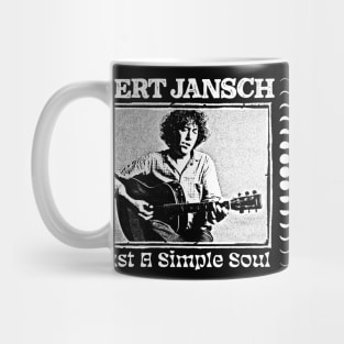 Bert Jansch ///// Retro Style Folk Music Design Mug